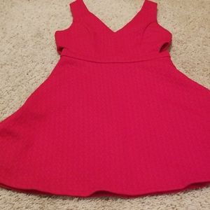 Sext Red side cut out dress